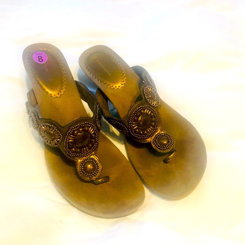 Croft & Barrow wedge sandal women sz 8